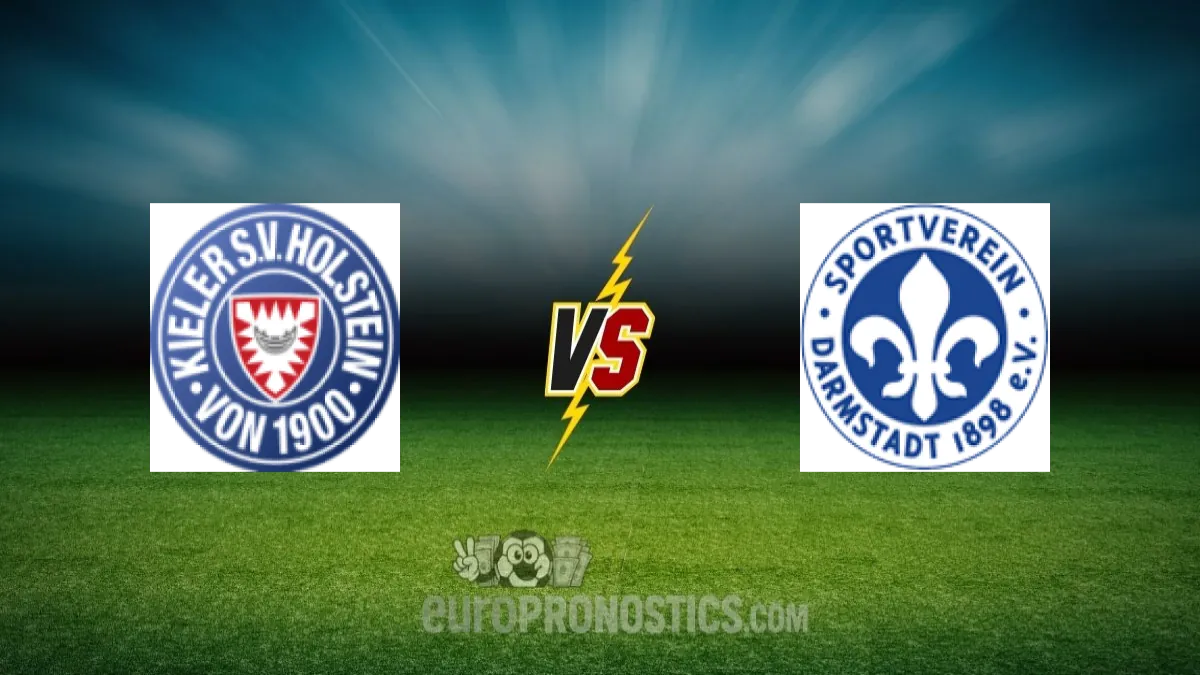 Holstein Kiel vs Darmstadt — pronostic