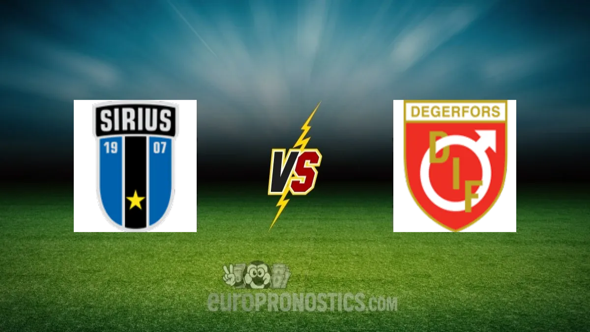 Ik Sirius Fk vs Degerfors If — pronostic