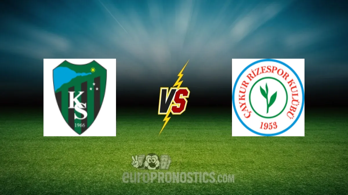 Kocaelispor vs Rizespor — pronostic