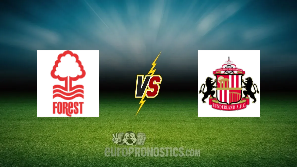 Nottingham Forest vs Sunderland — pronostic