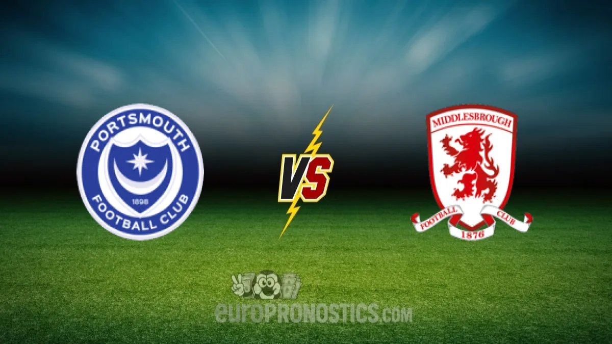 Portsmouth FC vs Middlesbrough — pronostic
