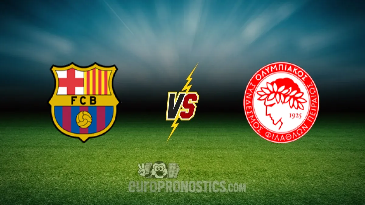 Barcelone vs Olympiakós Le Pirée — pronostic