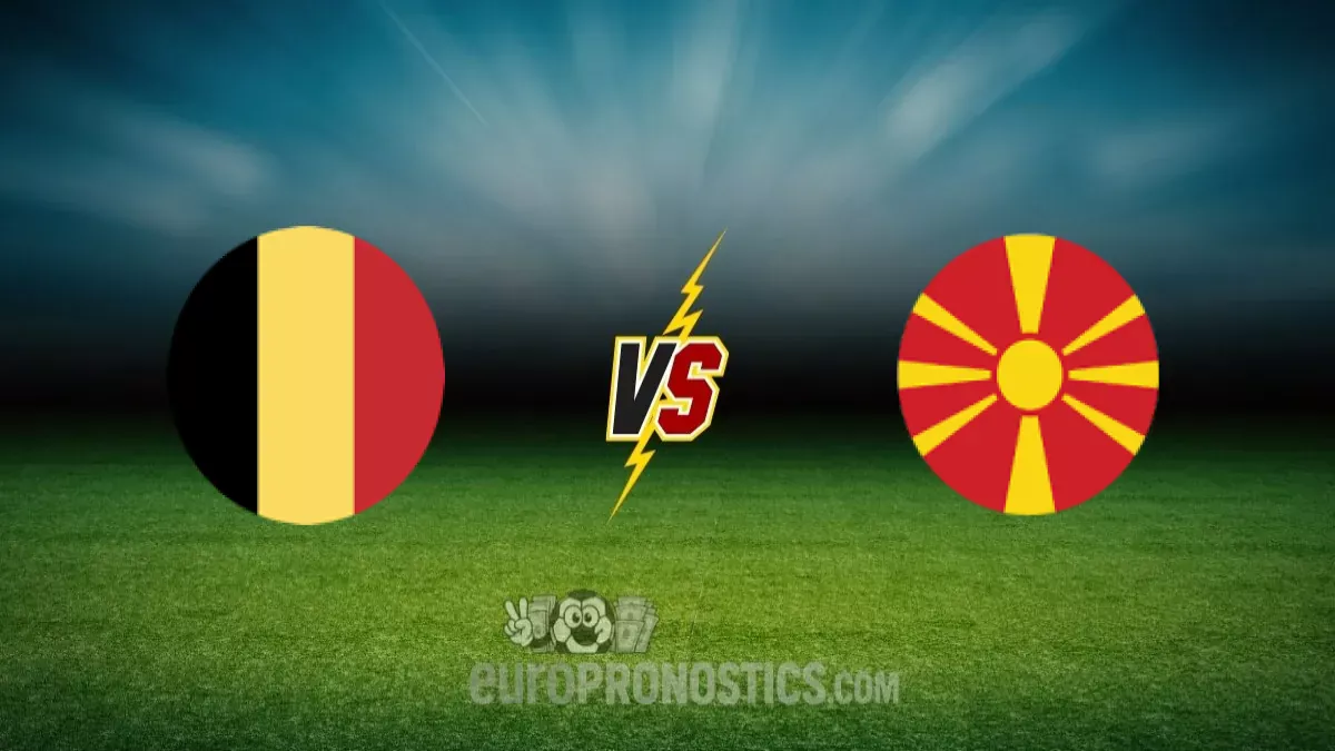 Belgique vs Macédoine Du Nord — pronostic