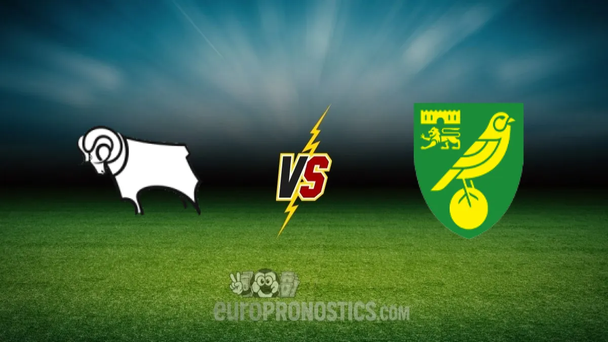 Derby County vs Norwich City FC — pronostic