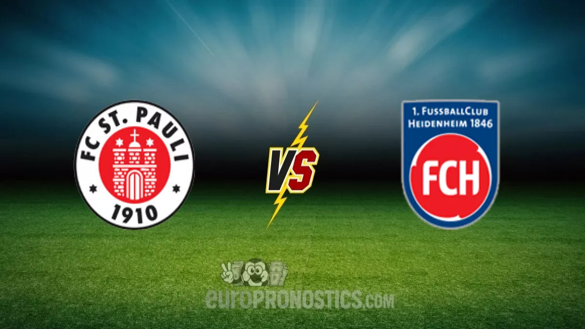 pronostic Sankt Pauli Heidenheim
