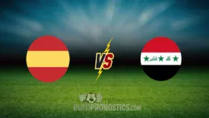pronostic Espagne Irak